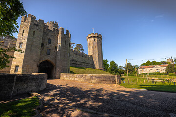 Fototapeta na wymiar Warwick - May 27 2022: Epic Castle of Warwick, England.