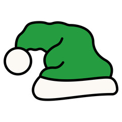 christmas hat icon