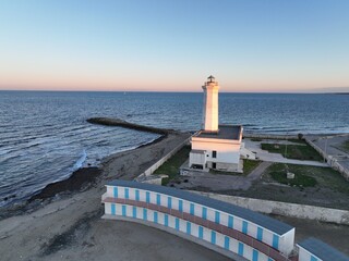 Molo di Adriano, il Faro, San Cataldo di Lecce.