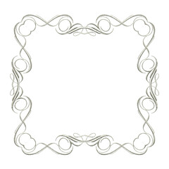 patterned white frame

