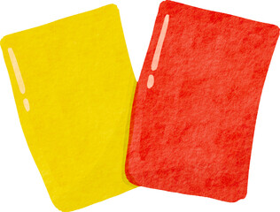 Red and yellow cards