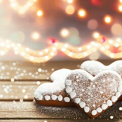 Lebkuchen Christmas Gingerbread Hearts