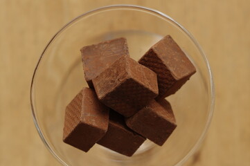 チョコのアップ