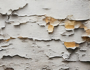 old and rough concrete wall paint peeled background