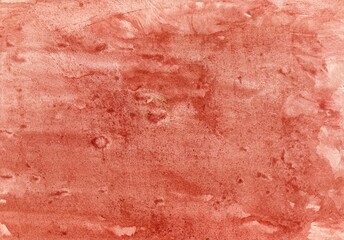 Abstract hand drawn watercolor. Colorful texture background. Picture for creative wallpaper or design art work. Pastel shade of orange.