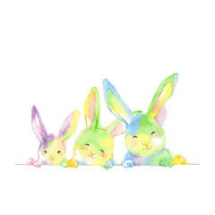 虹色のうさぎ、家族