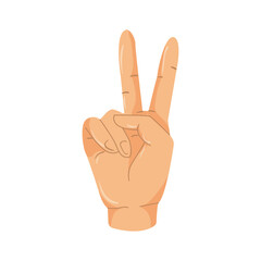 Hand gestures for the deaf and dumb. 