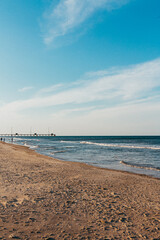 Beach Shore at Cape Hatteras National Seashore
