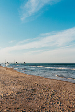 Beach Shore at Cape Hatteras National Seashore