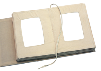 album made of canvas, png file