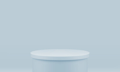 3d podium gray promo cylinder construction basic foundation gallery museum platform realistic vector