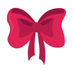 Vector bow for clothe and for decorating gift.