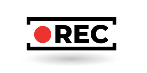 Recording Button Vector illustration