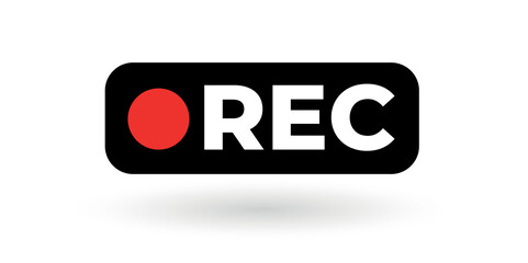 Recording Button Vector illustration