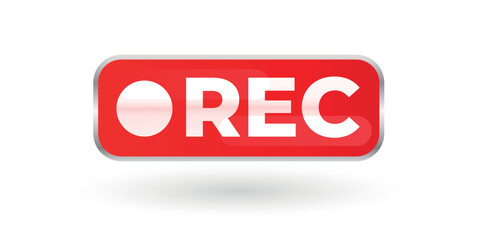 Recording Button Vector illustration