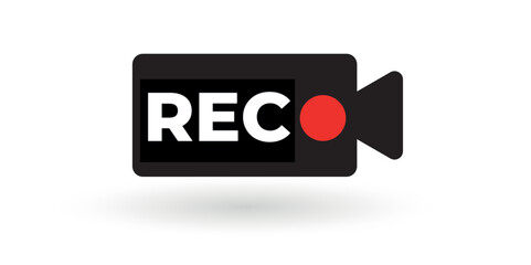 Recording Button Vector illustration