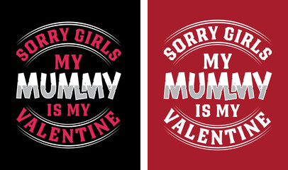 Fototapeta na wymiar Valentine's day typography vintage t-shirt design