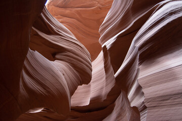 Lower antelope canyon, Woman in the Wind - obrazy, fototapety, plakaty
