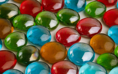 round bead on white background