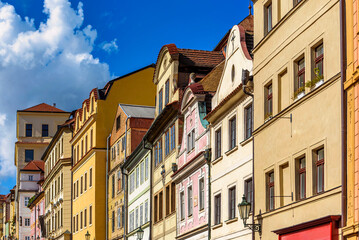 Obraz premium Prague castle house facades