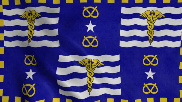 Flag of the city of Brisbane in the state of Queensland, Australia