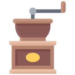 Coffee grinder icon, Coffee shop related vector