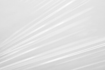 Fototapeta premium White transparent plastic film wrap texture background