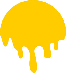Paint Dripping Melted Vector