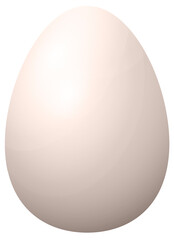 Photo Realistic 3d Natural Egg Illustration On Transparent Background
