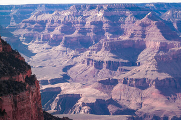 Deepness of Grand Canyon,South Rim, Arizona, USA