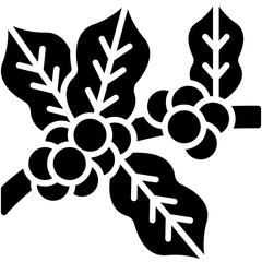 Coffee branch icon, Coffee shop related vector