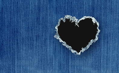 Fashion love and clothing apparel retail industry as clothes trends and garments wearing denim or...