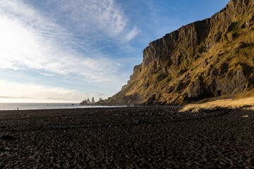 Black sand beach in Iceland