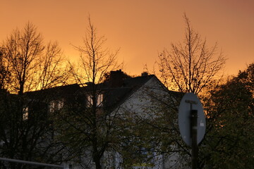 Herbstlicher Sonnenaufgang