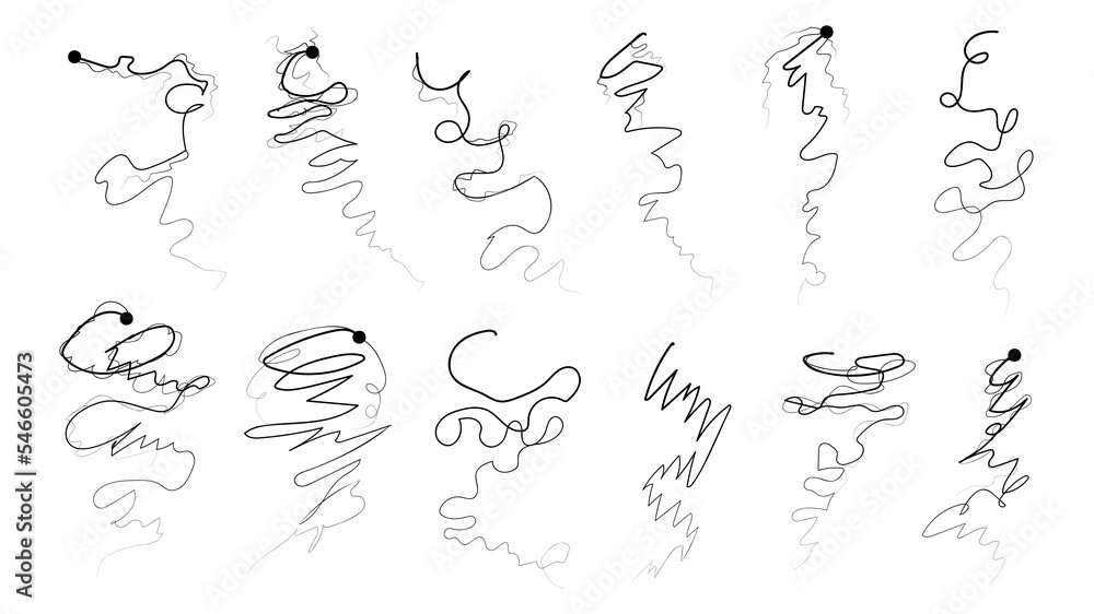 Poster set black outline simple line abstract collection lightning thunderstorm abackground light and shine