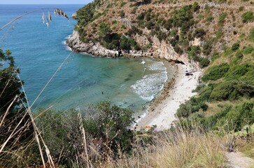 Itri - Spiaggia della Flacca Antica dal sentiero