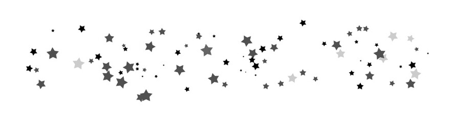 Fototapeta na wymiar Light silver glitter confetti stars background.