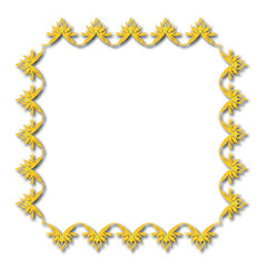 Frame, in the style of an ornament, Vector illustration eps 10, Art.	
