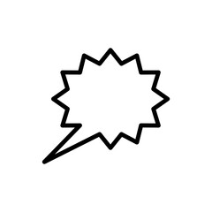 Chat bubble speech icon vector logo design