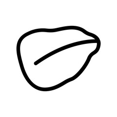 Leaf line icon