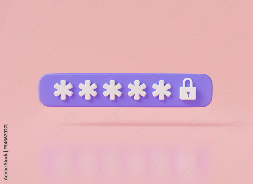 Poster security password icon. password secure login. protection privacy, private access icon, restricted a