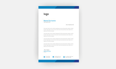 Business corporate Letterhead Template Design