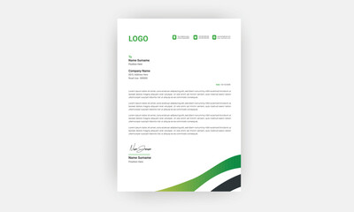 Business corporate Letterhead Template Design