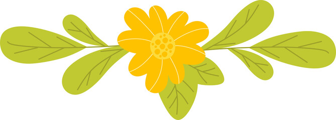 Easter holiday with eggs, flowers, willow and other attribut