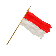 Background for designers. National Day. National flag  of indonesia