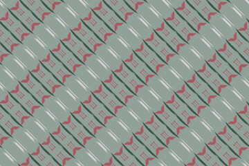 ฺฺBatik Textile Ikkat or ikat stripes seamless pattern digital vector design for Print saree Kurti Borneo Fabric border brush symbols swatches party wear