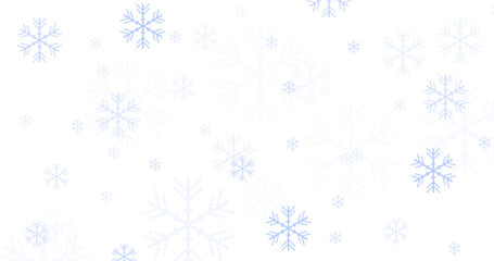 Fototapeta na wymiar Falling snowflakes shimmering. Winter wallpaper abstract design. Minimal background pattern. 