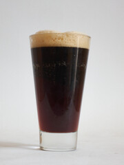 alcohol in the glass