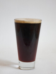 alcohol in the glass