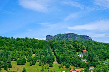 Lilienstein Mountain, Saxon Switzerland, Germany